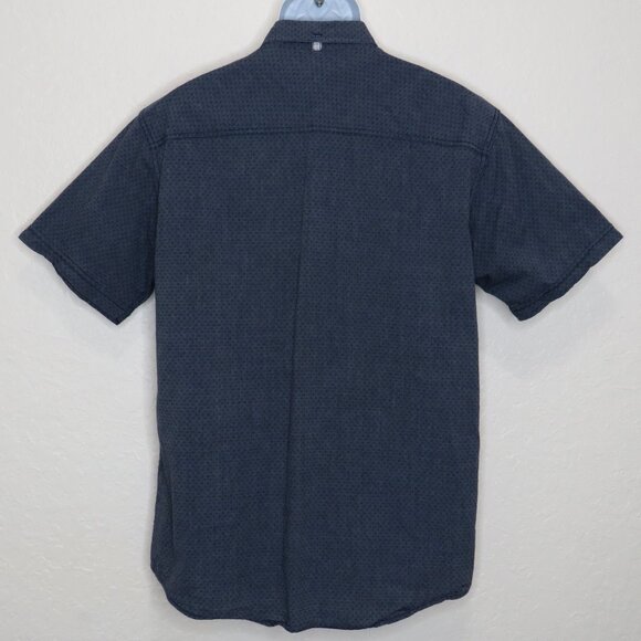Age‎ of Wisdom* Men's Short Sleeve Snap Down Curved Hem Pocket Shirt~ Size XL - Picture 2 of 10